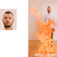 Image for article titled An artist is turning boring passport photos into bizarre portraits